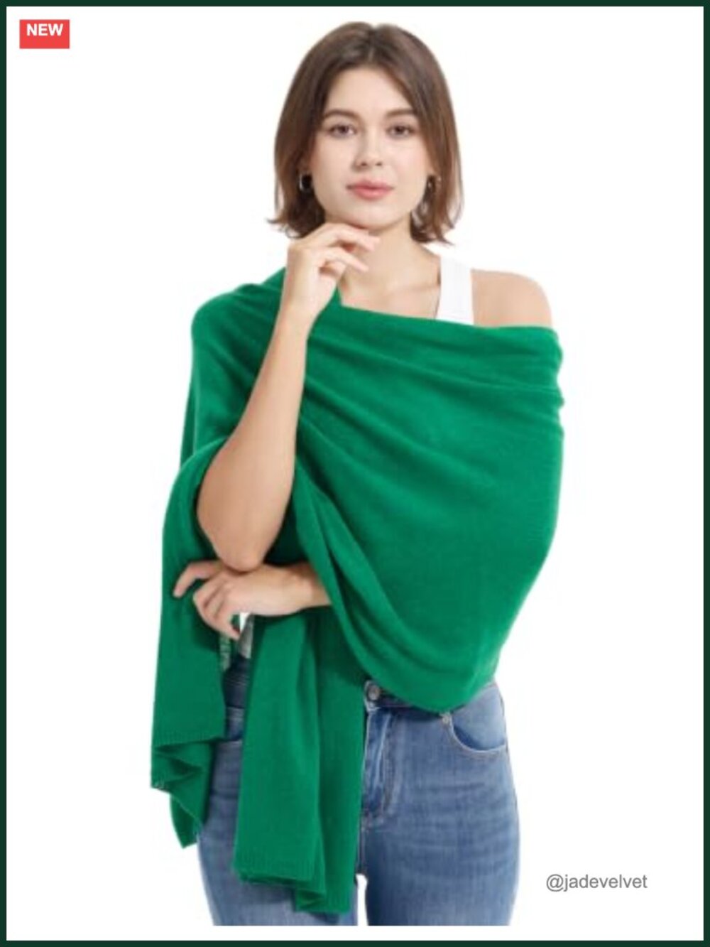 Cashmere Wool Blend Wrap Shawl Pashmina Stole for Women Travel Plane Blanket